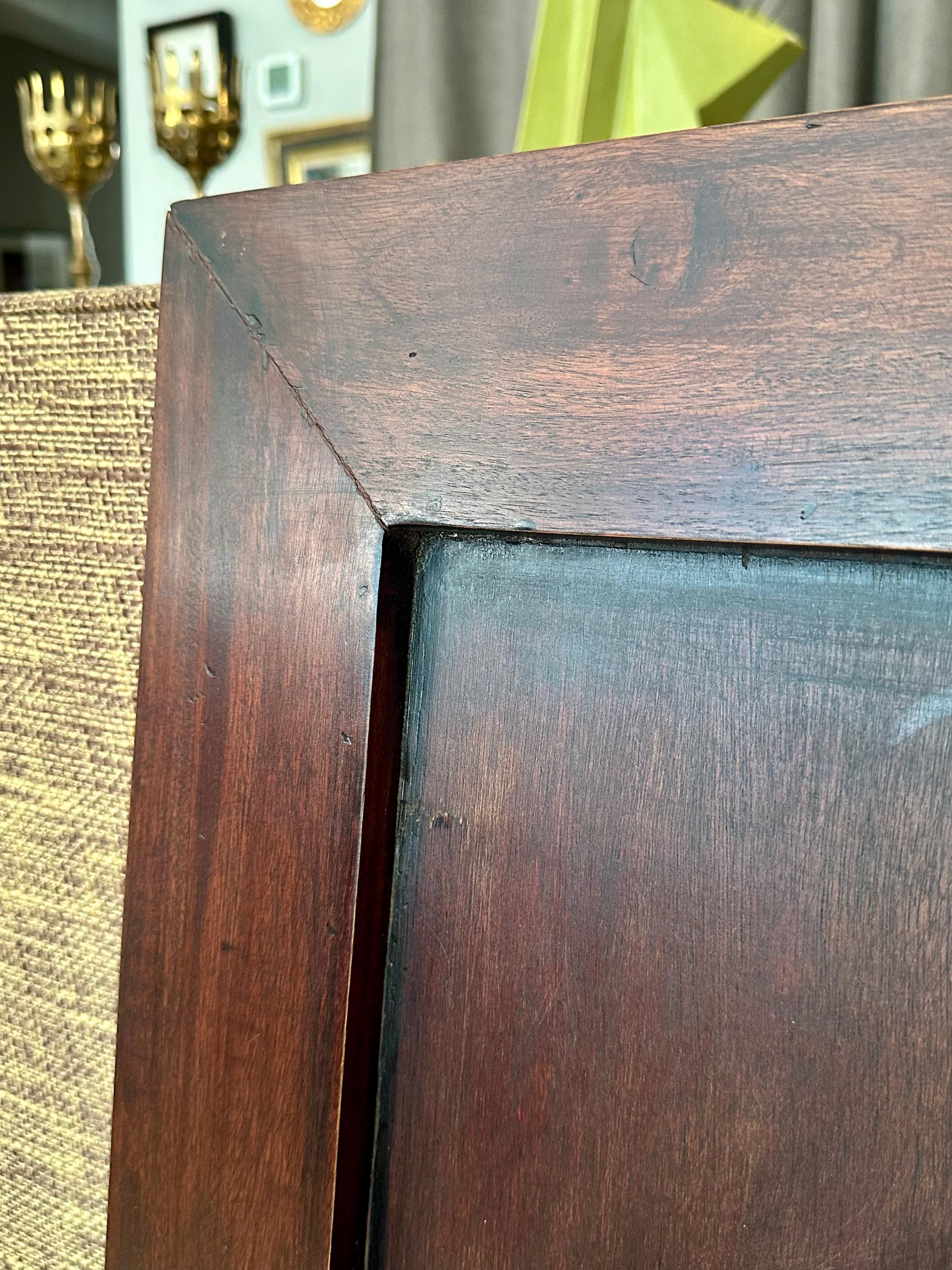 Grande tête de bouddha Wood Carved Sculpture Wall Art en vente 3