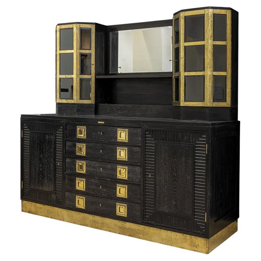 Large buffet by Fritz Nagel School of Josef Hoffmann ca. 1910