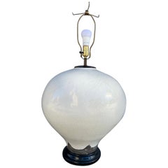 Large Bulbous Ceramic Lamp by Mark Hines