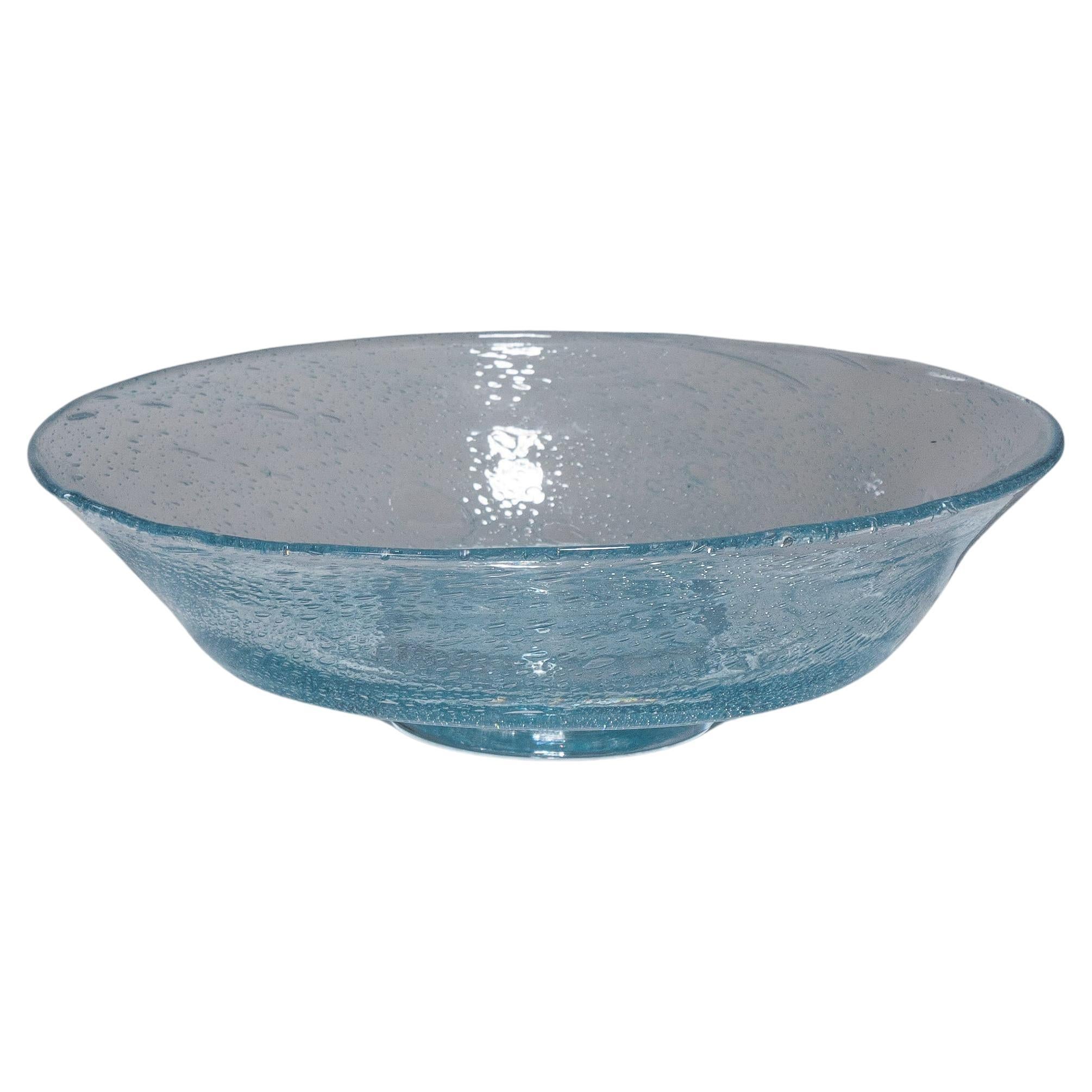 Grand bol en verre bulbeux, 1970
