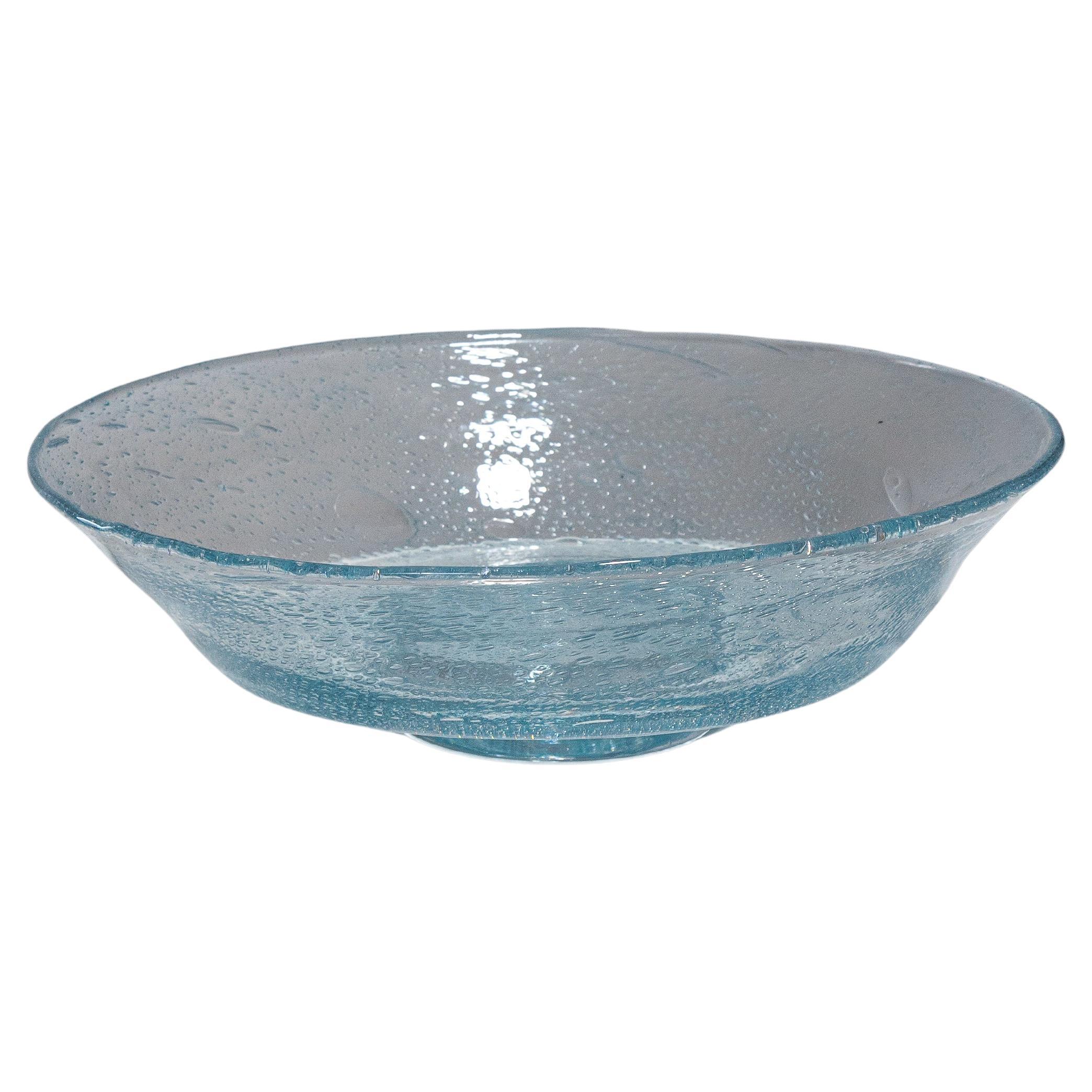 Grand bol en verre bulbeux, 1970