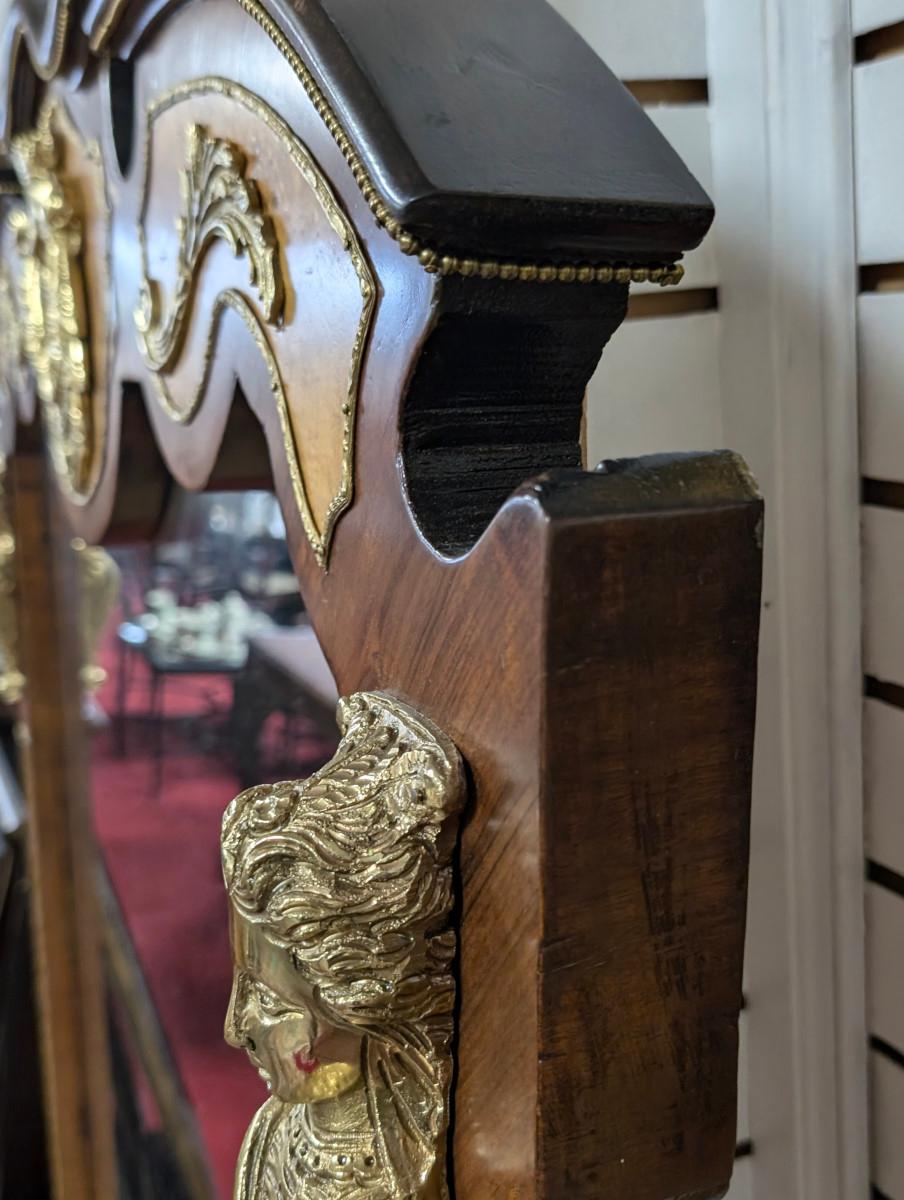 Laiton Grand miroir Regency, début du 20e siècle en vente