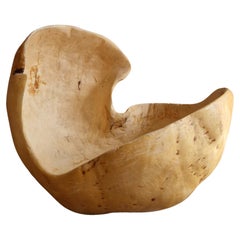 Grand bol en broussin, Suède, années 1960