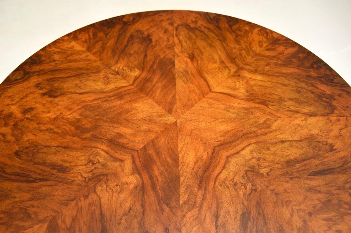 Large Burr Walnut Art Deco Coffee Table 3
