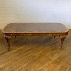 Large Burr Walnut Dining Table