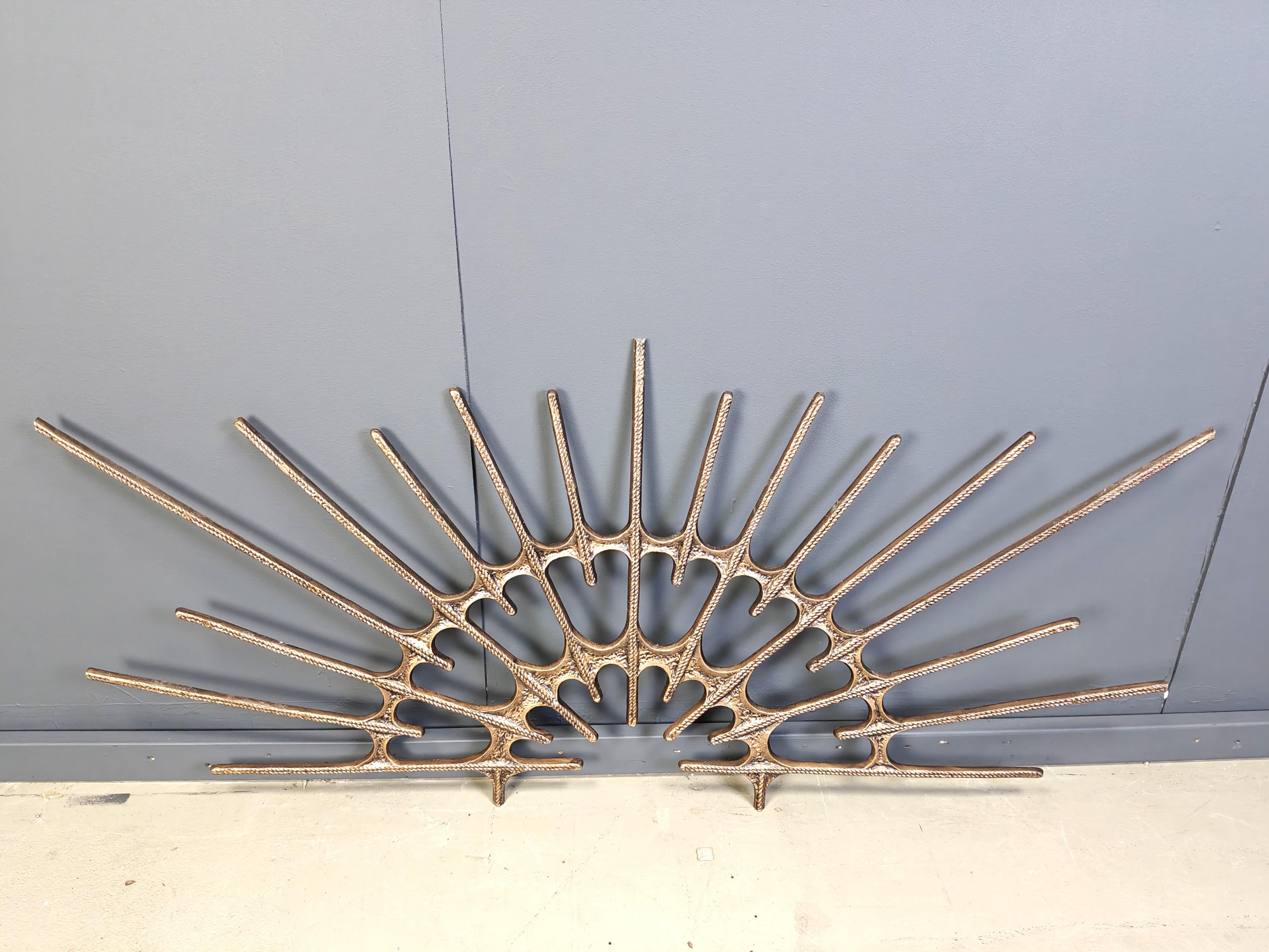Large burtalist wal sculpture, 1970s For Sale 3