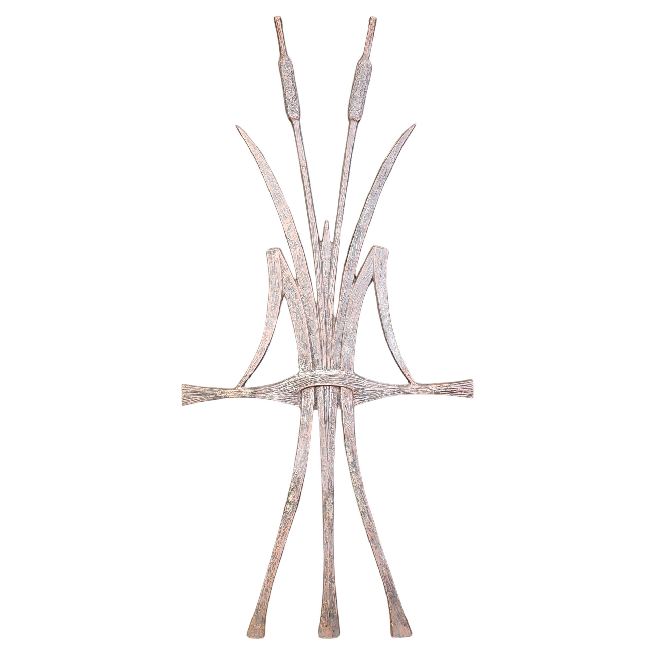 Large burtalist wal sculpture, 1970s For Sale