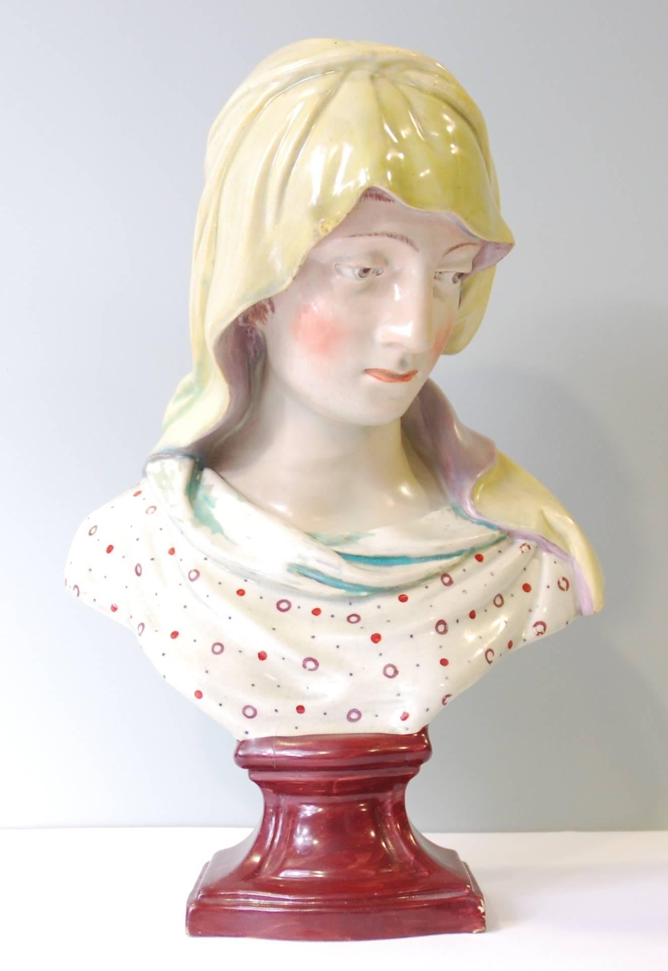 Large Bust of the Pieta, Ralph Wood Jr, circa 1790 In Excellent Condition For Sale In Melbourne, Victoria
