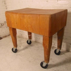 Large Butcher Block Table