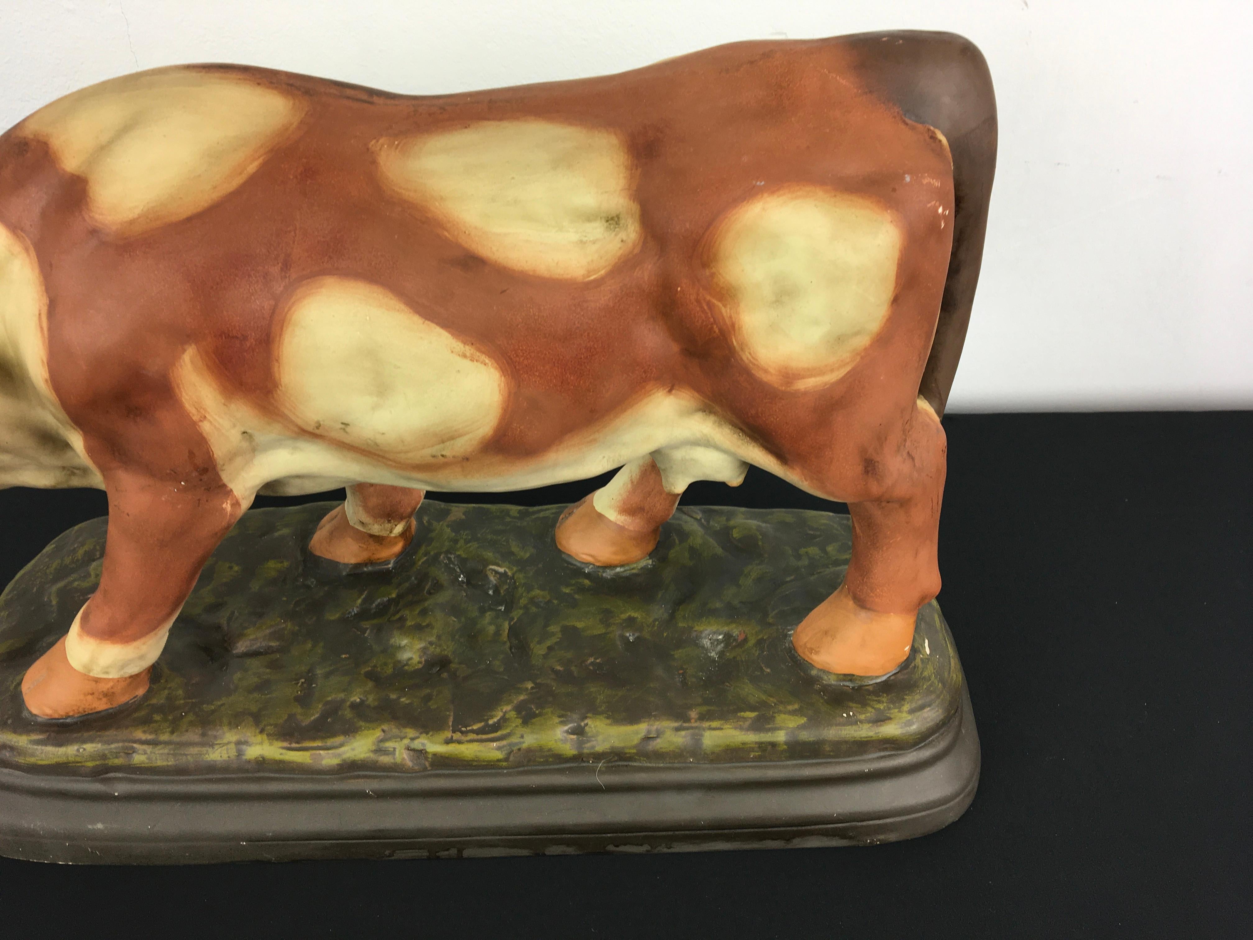 Large Butcher's Cow Display For Sale 2