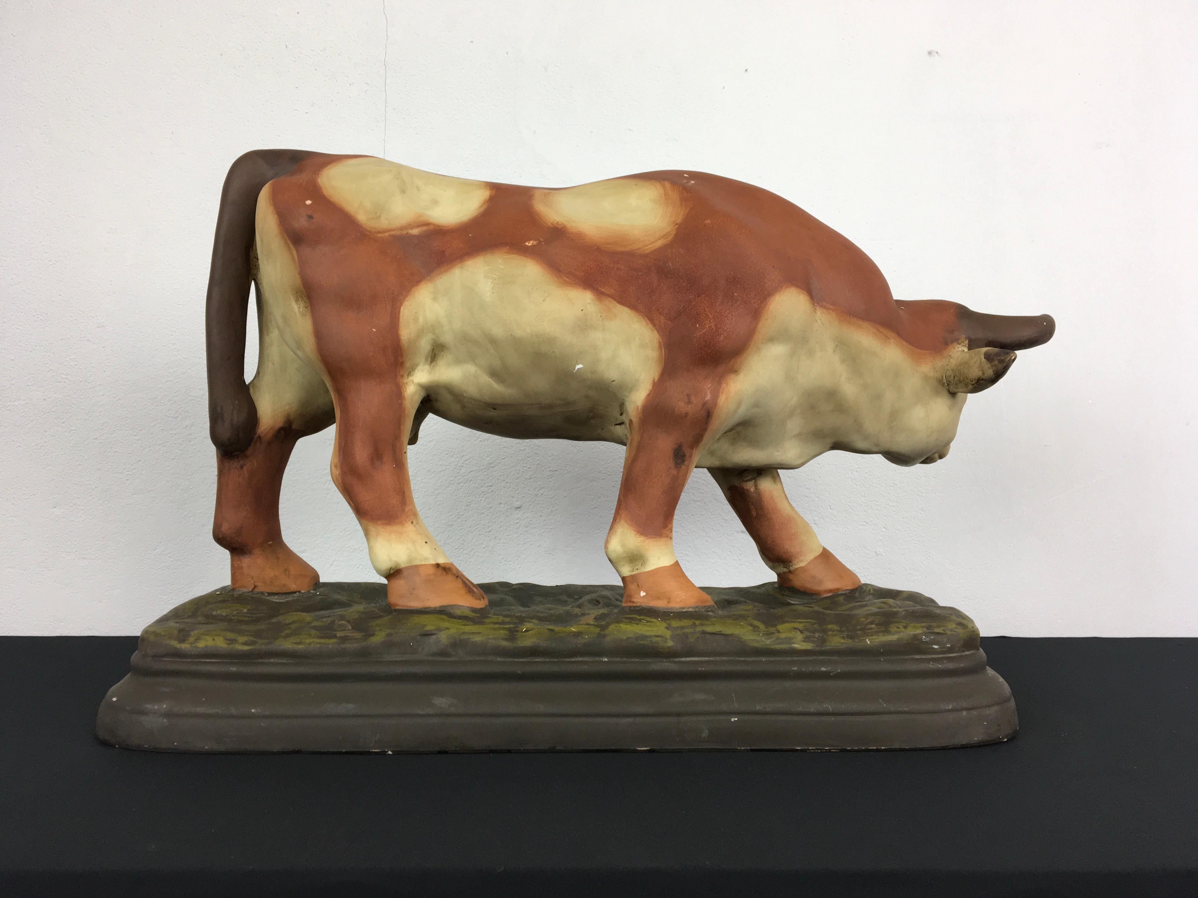 Large Butcher's Cow Display For Sale 7