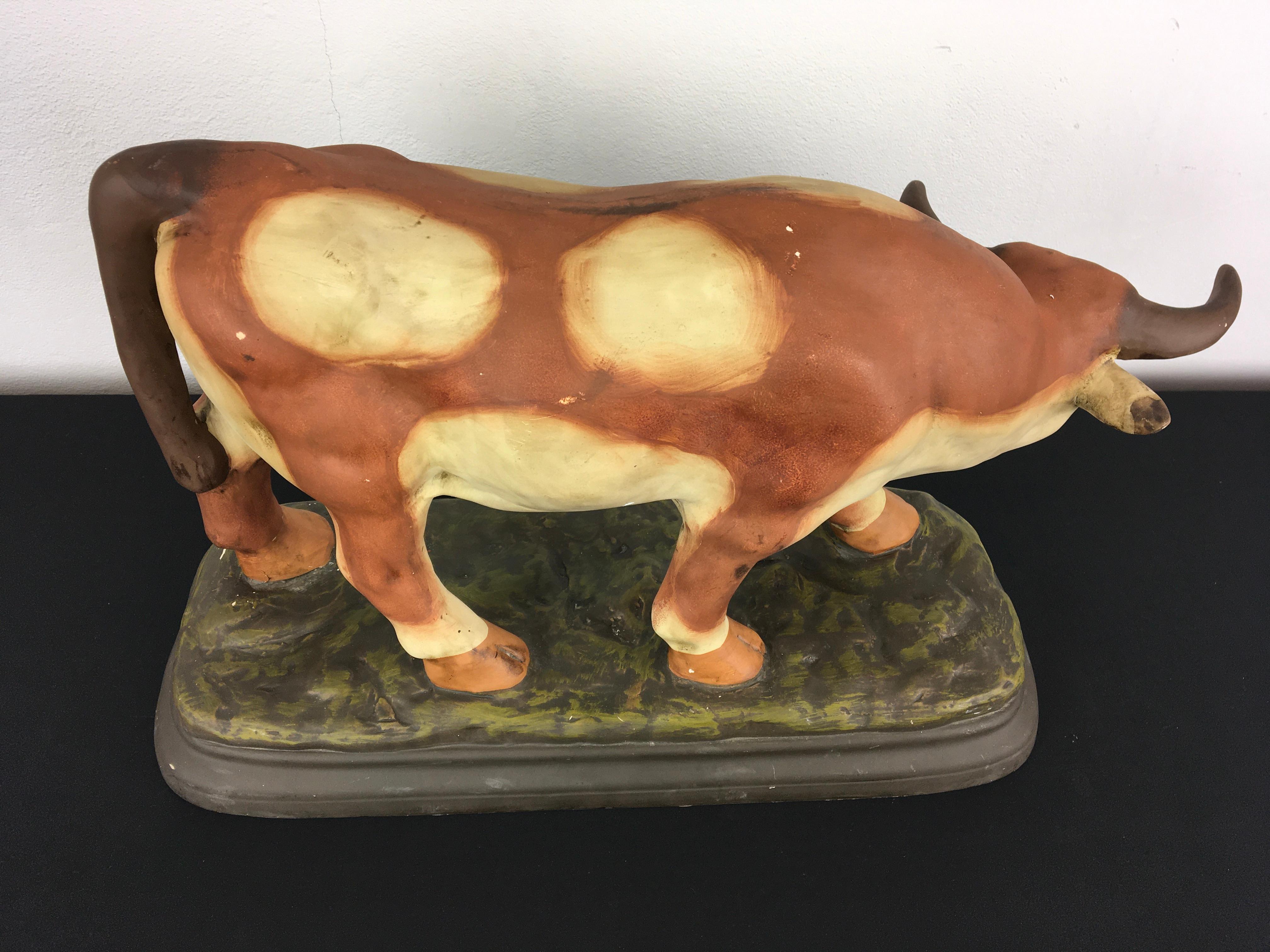 Large Butcher's Cow Display For Sale 8