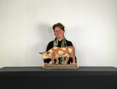 Large Butcher's Cow Display