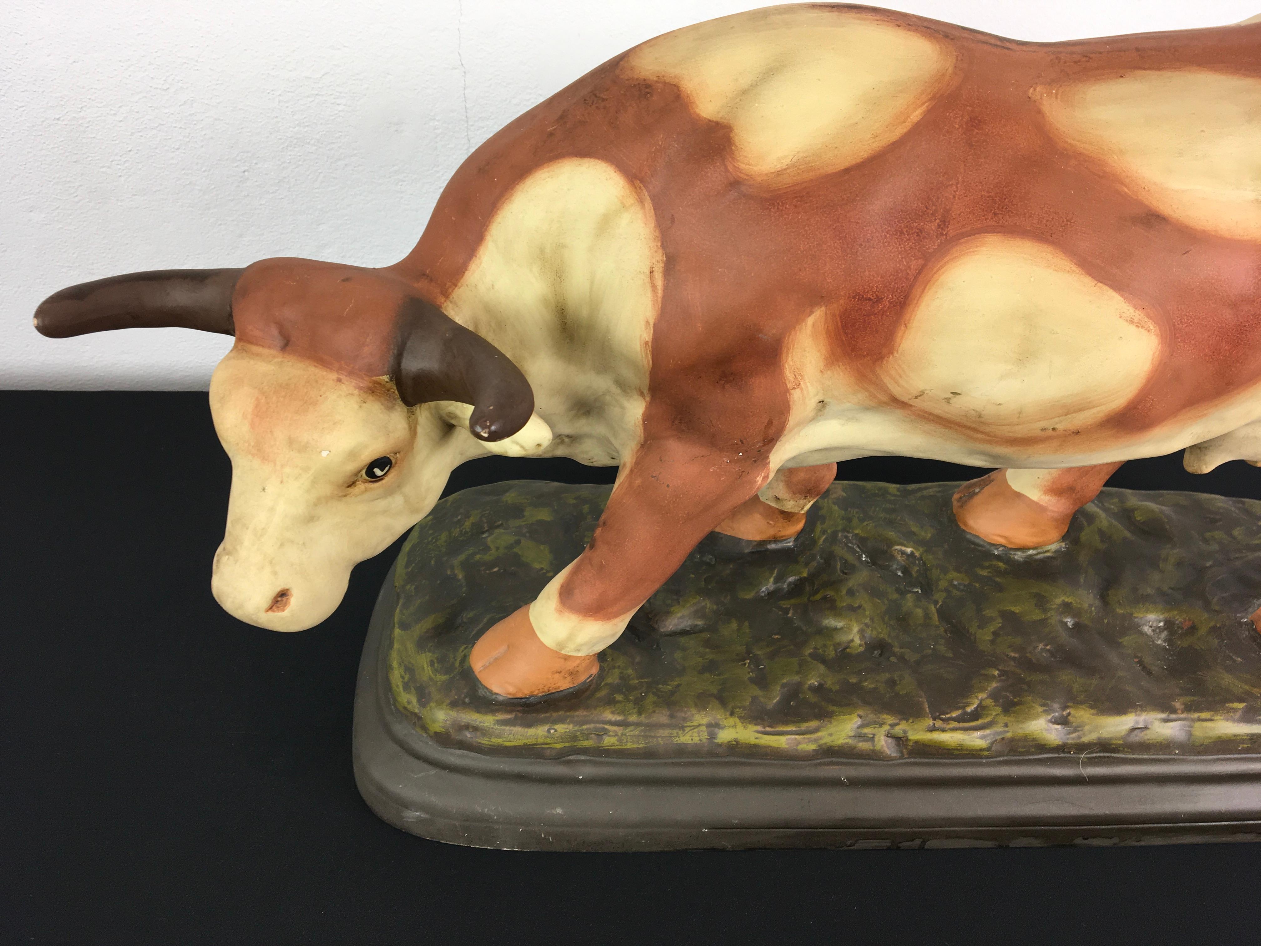 Large Butcher's Cow Display For Sale 1