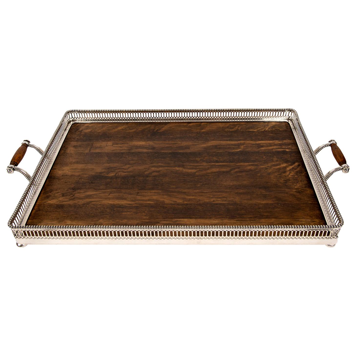 Large Butlers Silver Plated Serving Tray by Gorham, USA