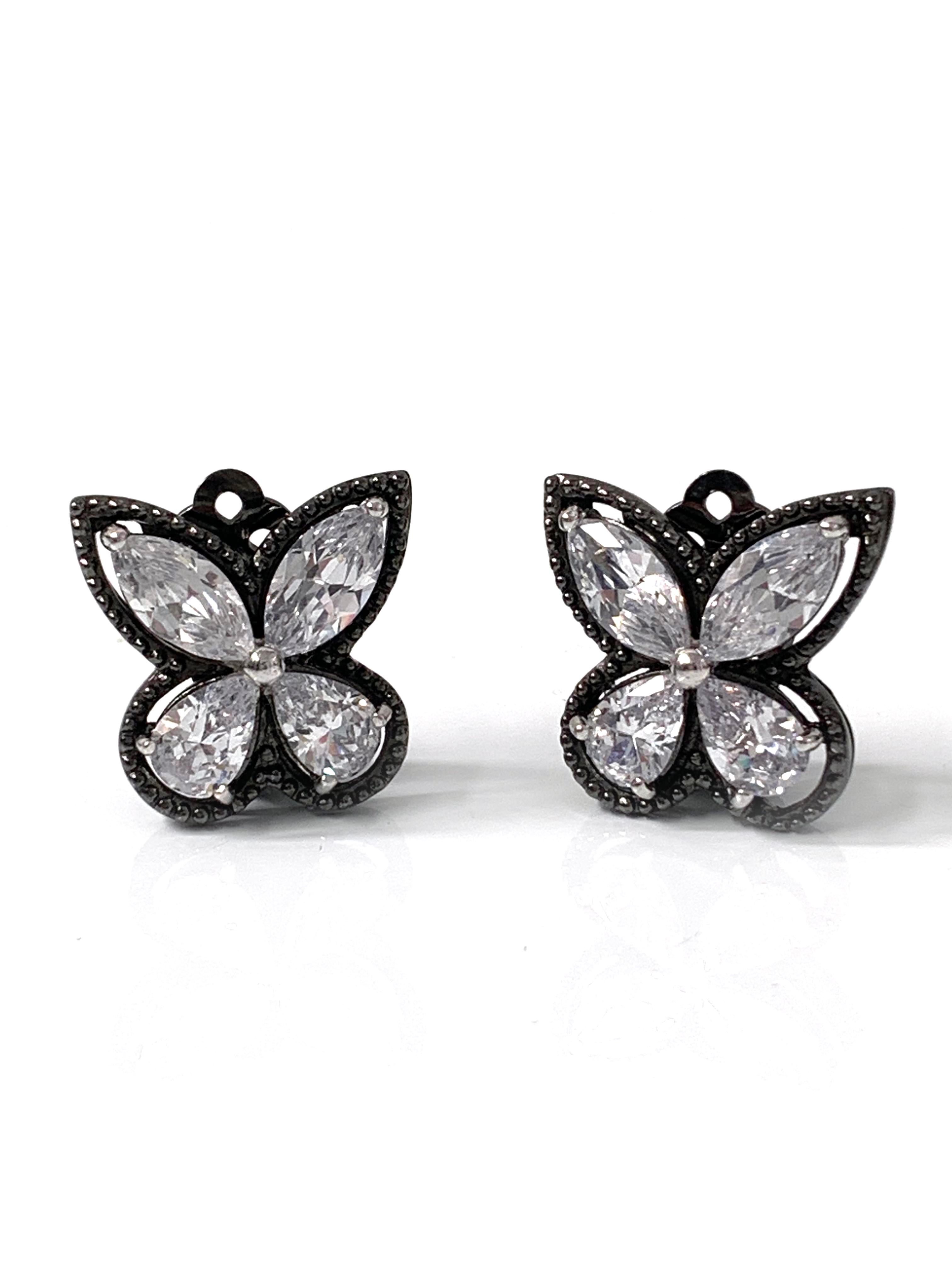 large butterfly earrings