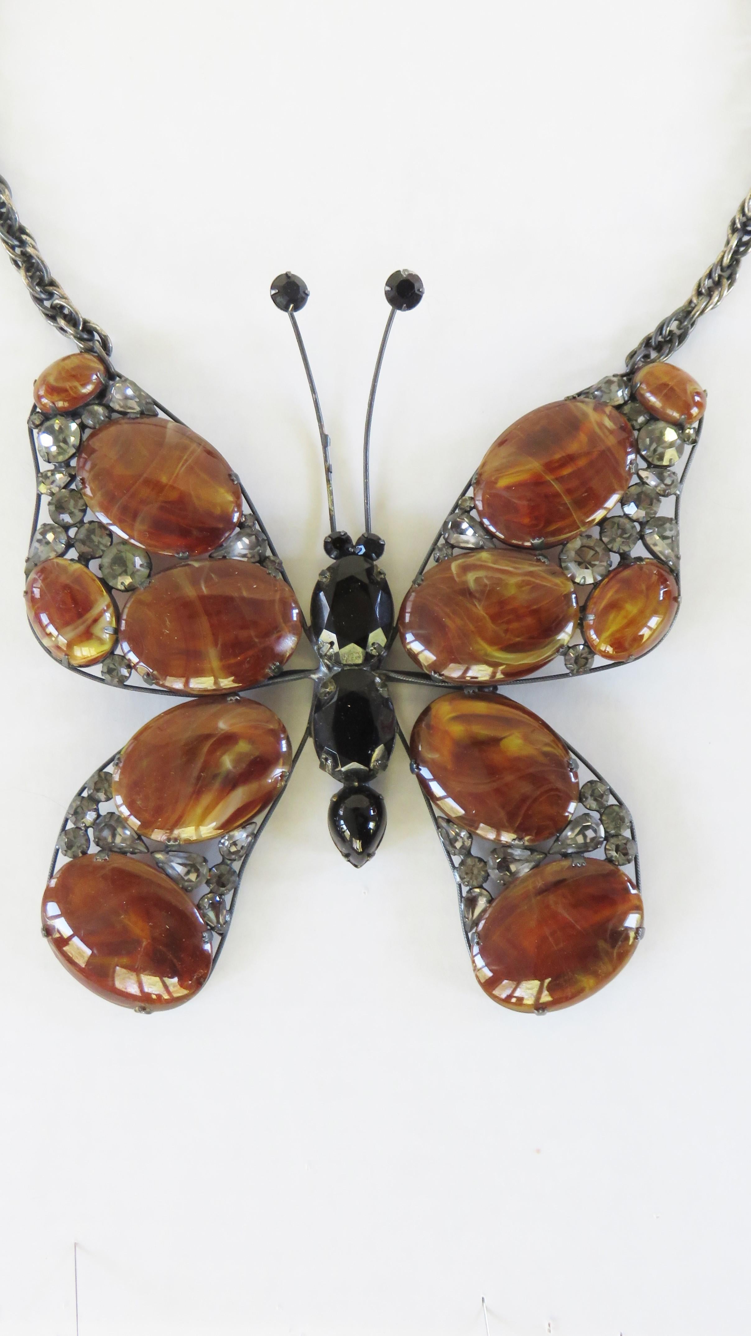 large butterfly pendant