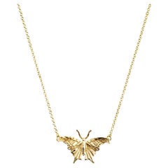 Large Butterfly Solid Gold / Front View
