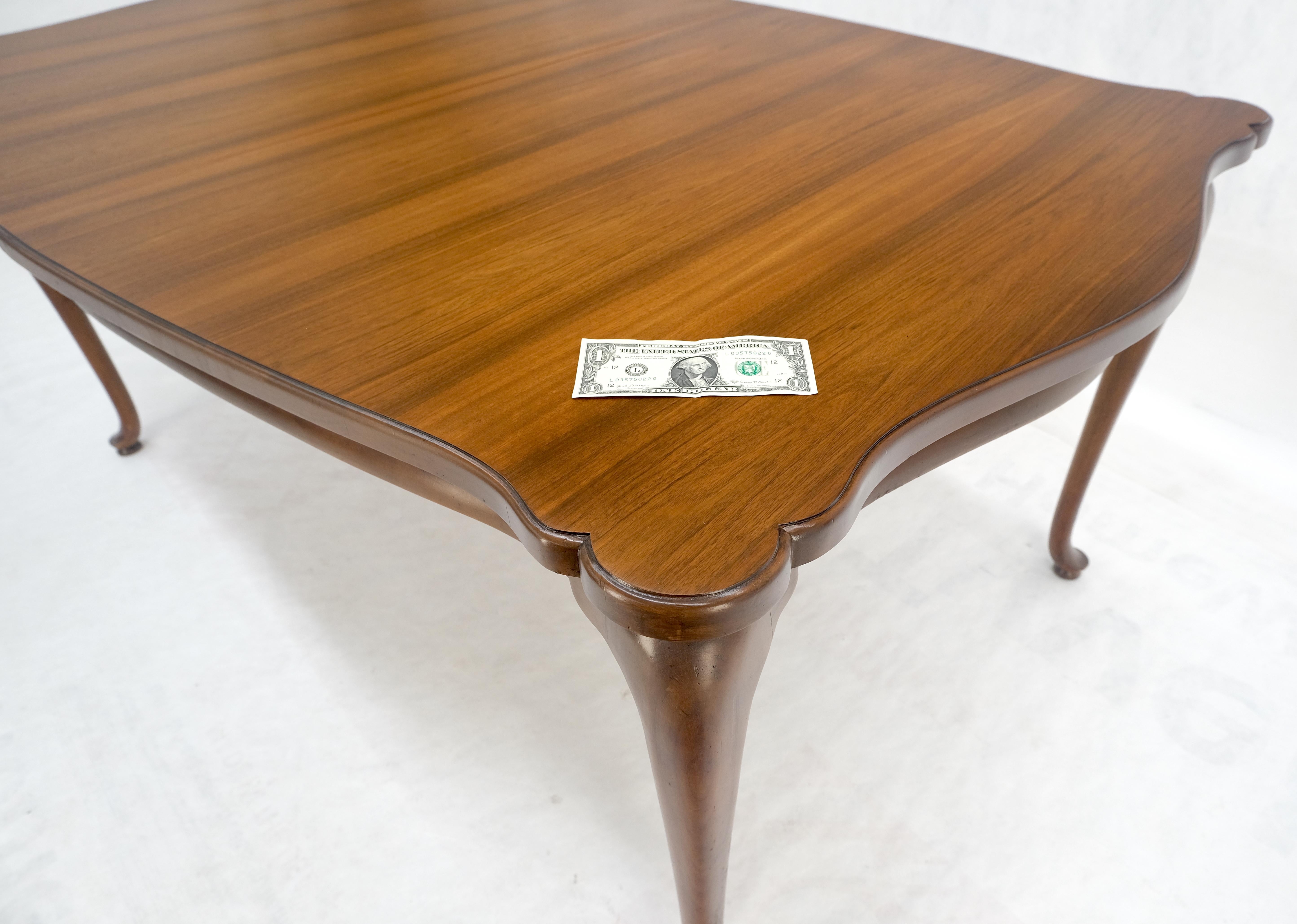 Grande table de salle à manger en noyer c1940 3x18