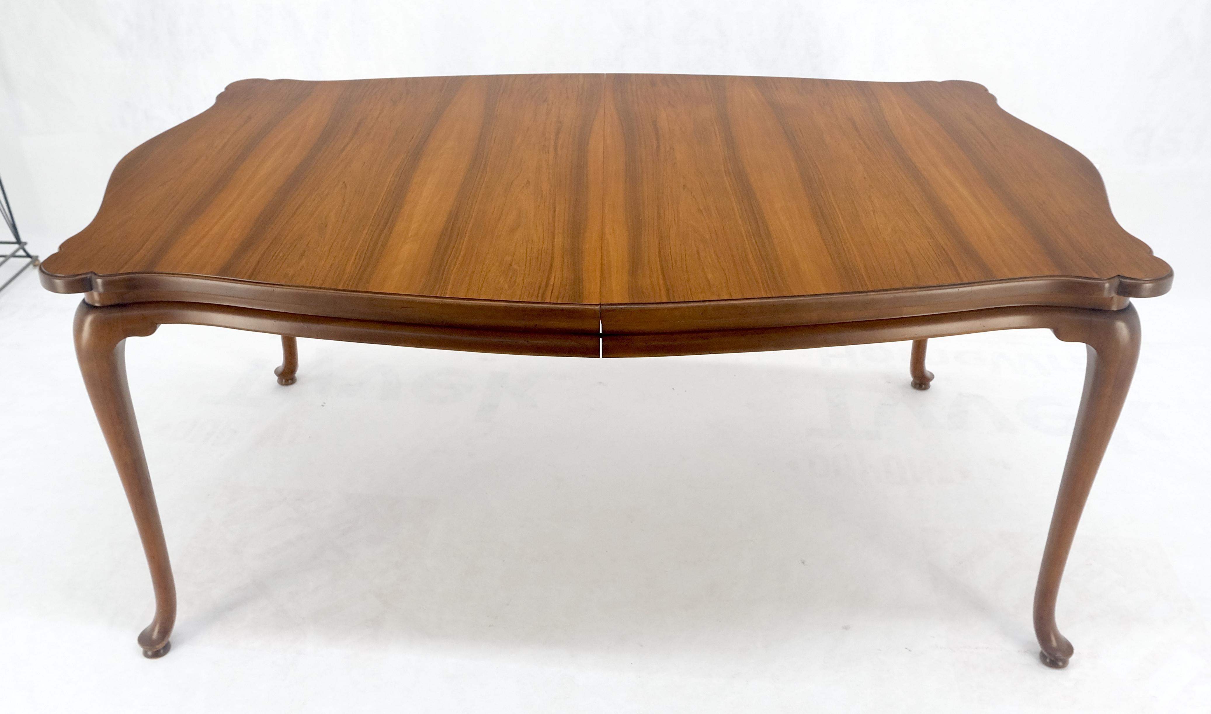Mid-Century Modern Grande table de salle à manger en noyer c1940 3x18