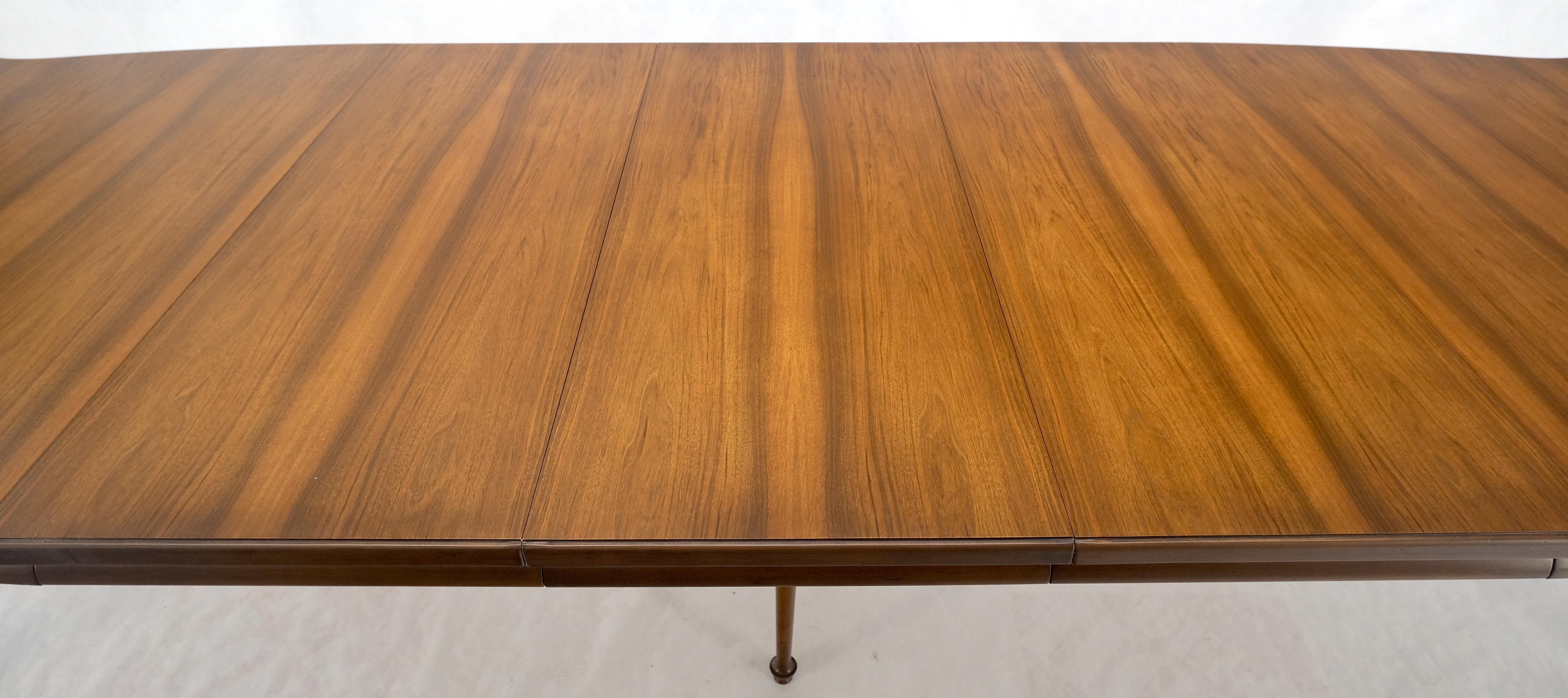 Grande table de salle à manger en noyer c1940 3x18