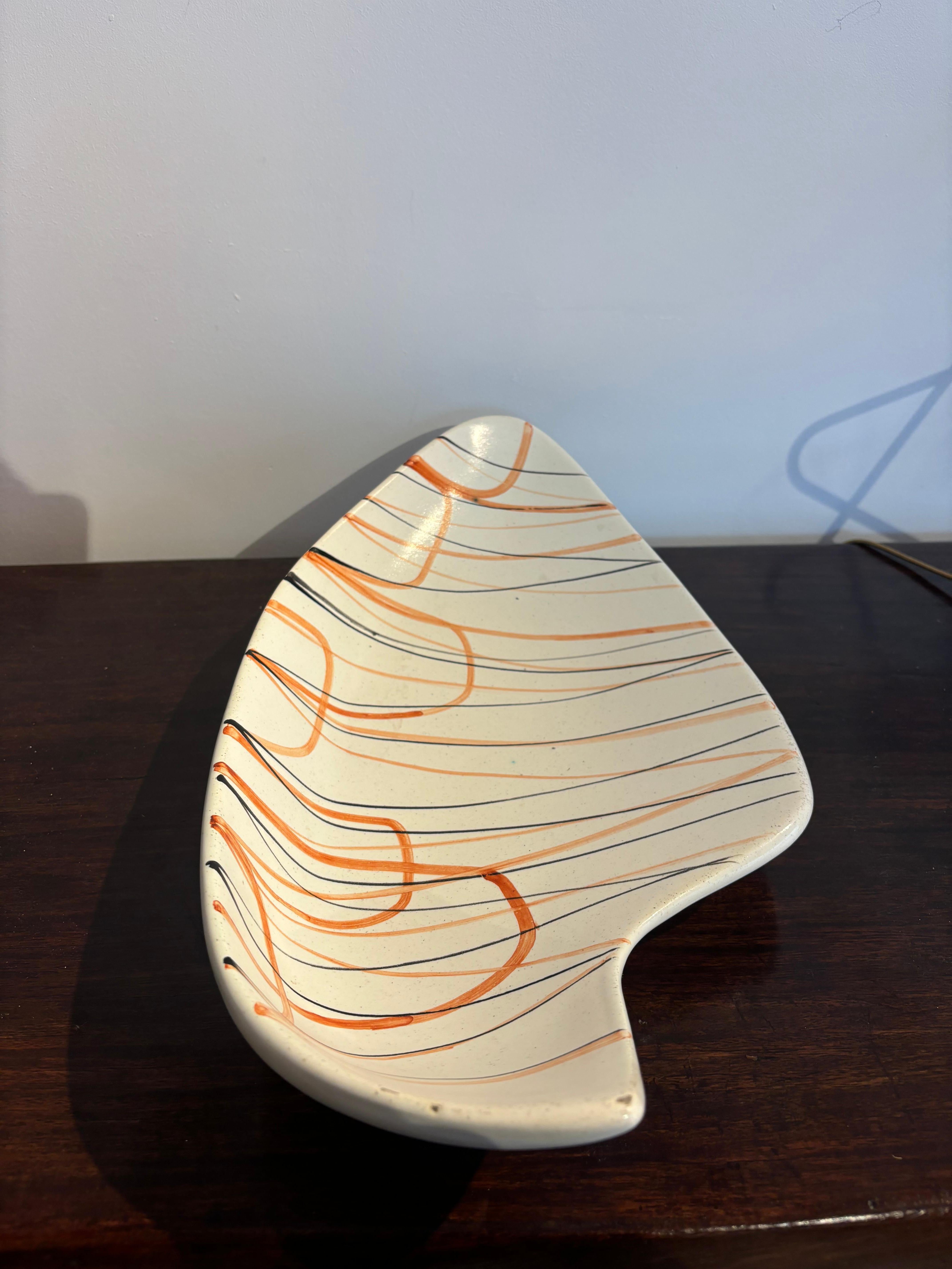 Large C50 centerpiece by Roger Capron Bon état - En vente à SAINT-OUEN-SUR-SEINE, FR
