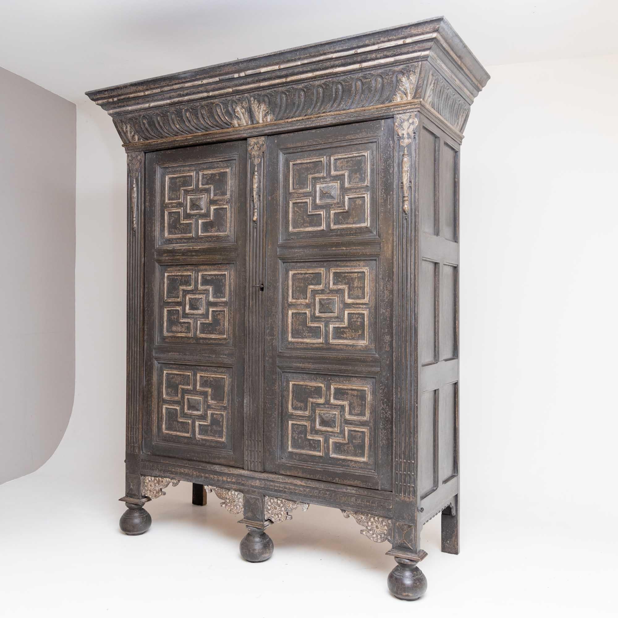 Baroque Large Cabinet, 18th Century For Sale