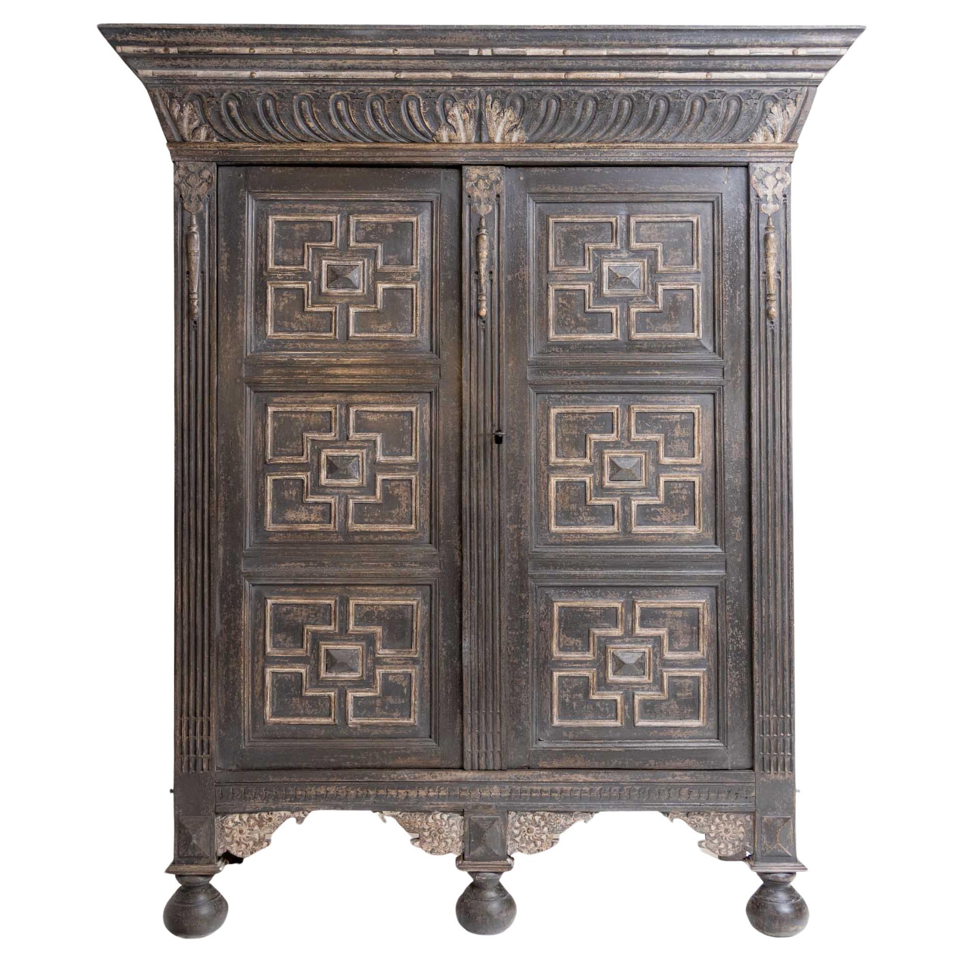 Large Cabinet, 18th Century For Sale