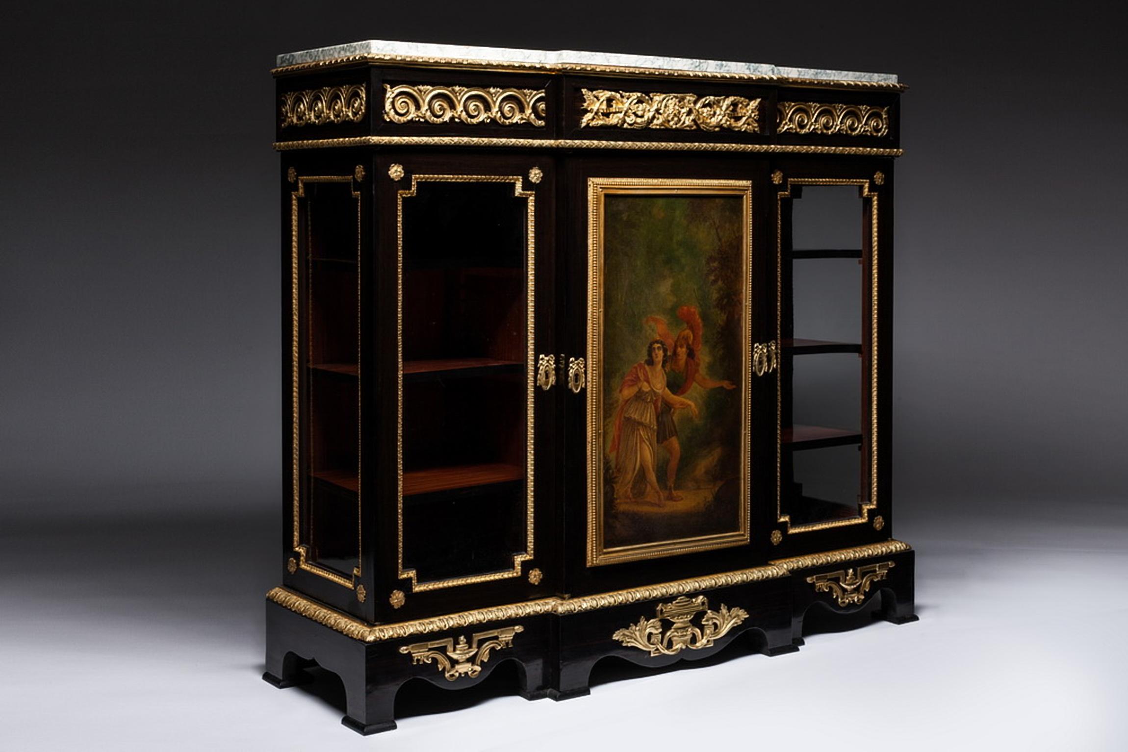 Bronze Paris Large Cabinet by Befort Jeune  For Sale