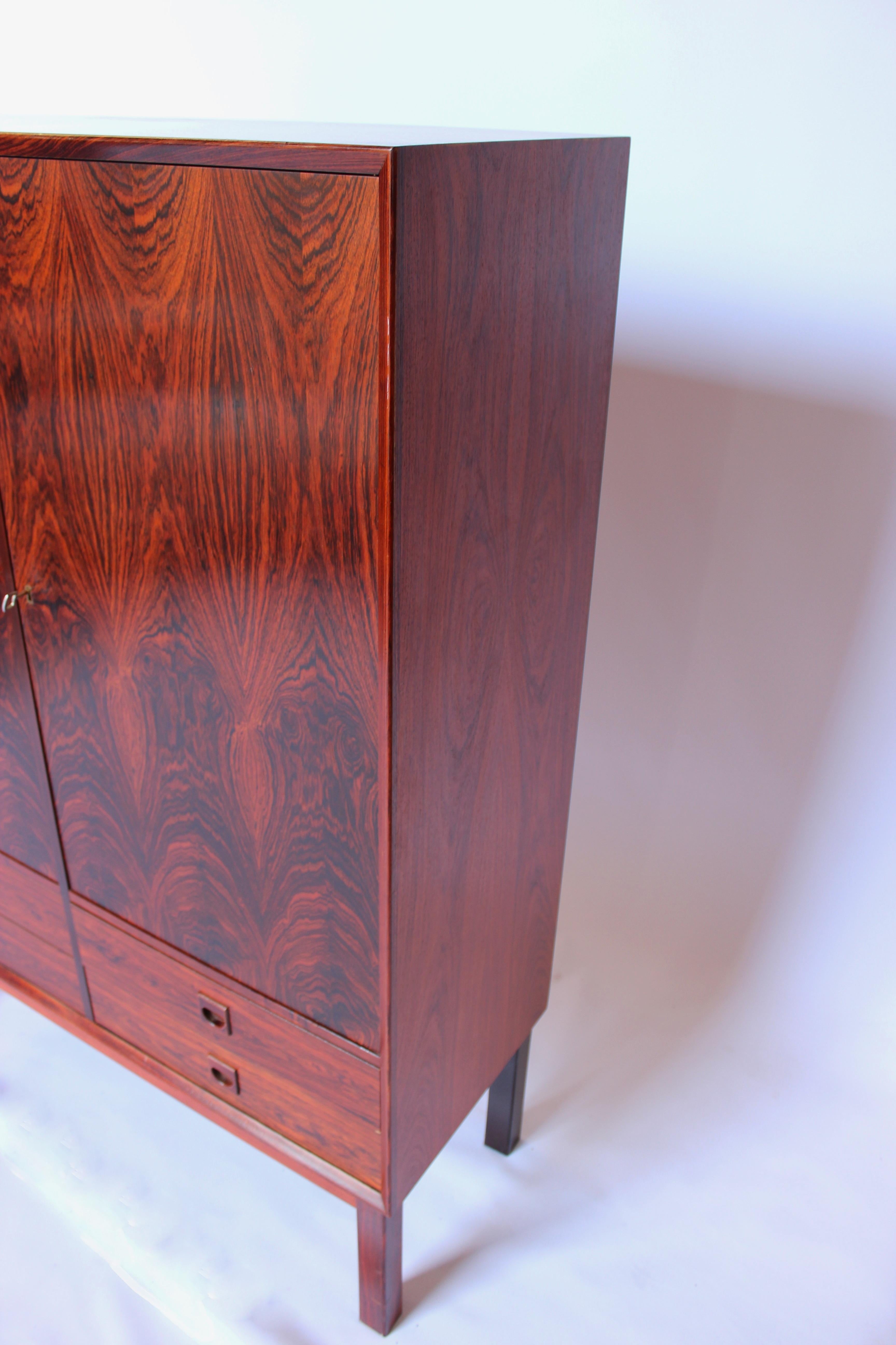 Large Cabinet in Rosewood of Danish Design and Manufactured by Brouer, 1960s 2