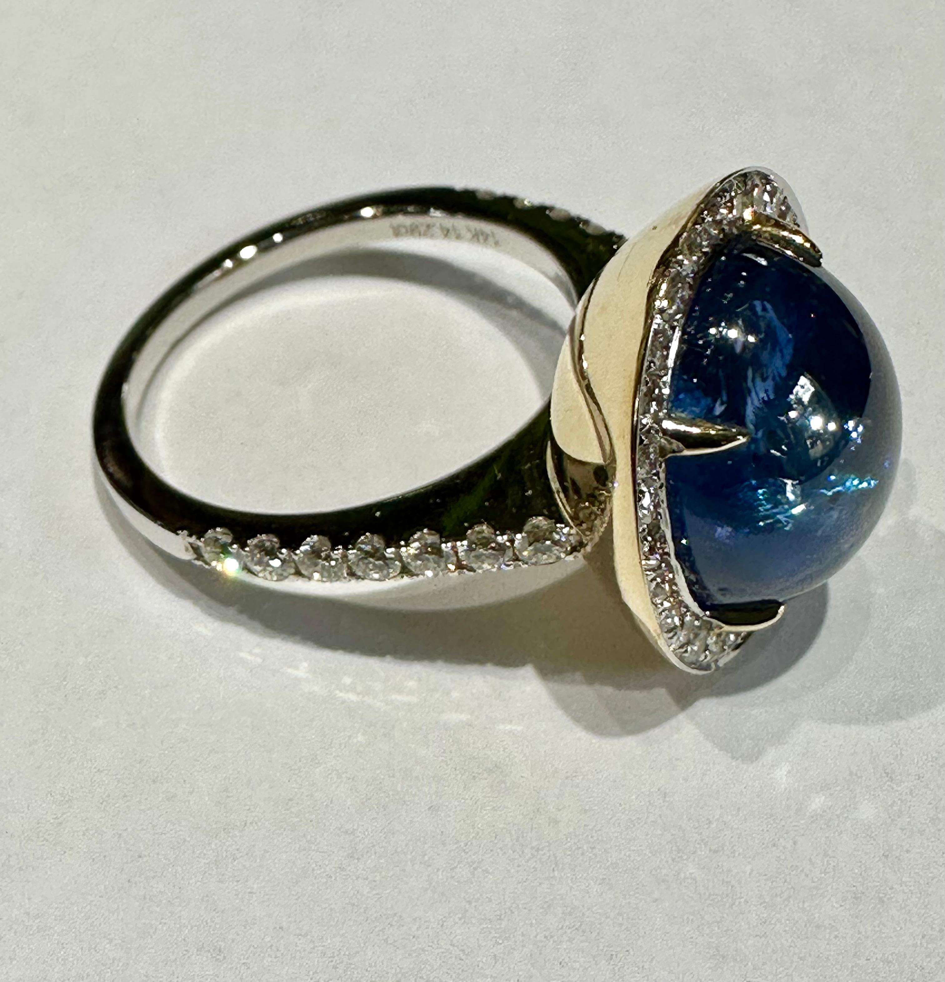 Large Cabochon Tanzanite and Diamond Ladies Ring 14.29 CT, Diamonds 0.66 CT. 14K Y/W Gold



Description / Condition: New. All jewelry has been professionally scrutinized and cleaned prior to being offered for sale. 

Manufacturer: Custom made by A