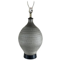 Grande lampe de table en céramique californienne de Bob Kinzie