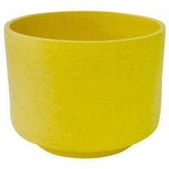 Grand pot à plantes jaune moderne californien de Gainey