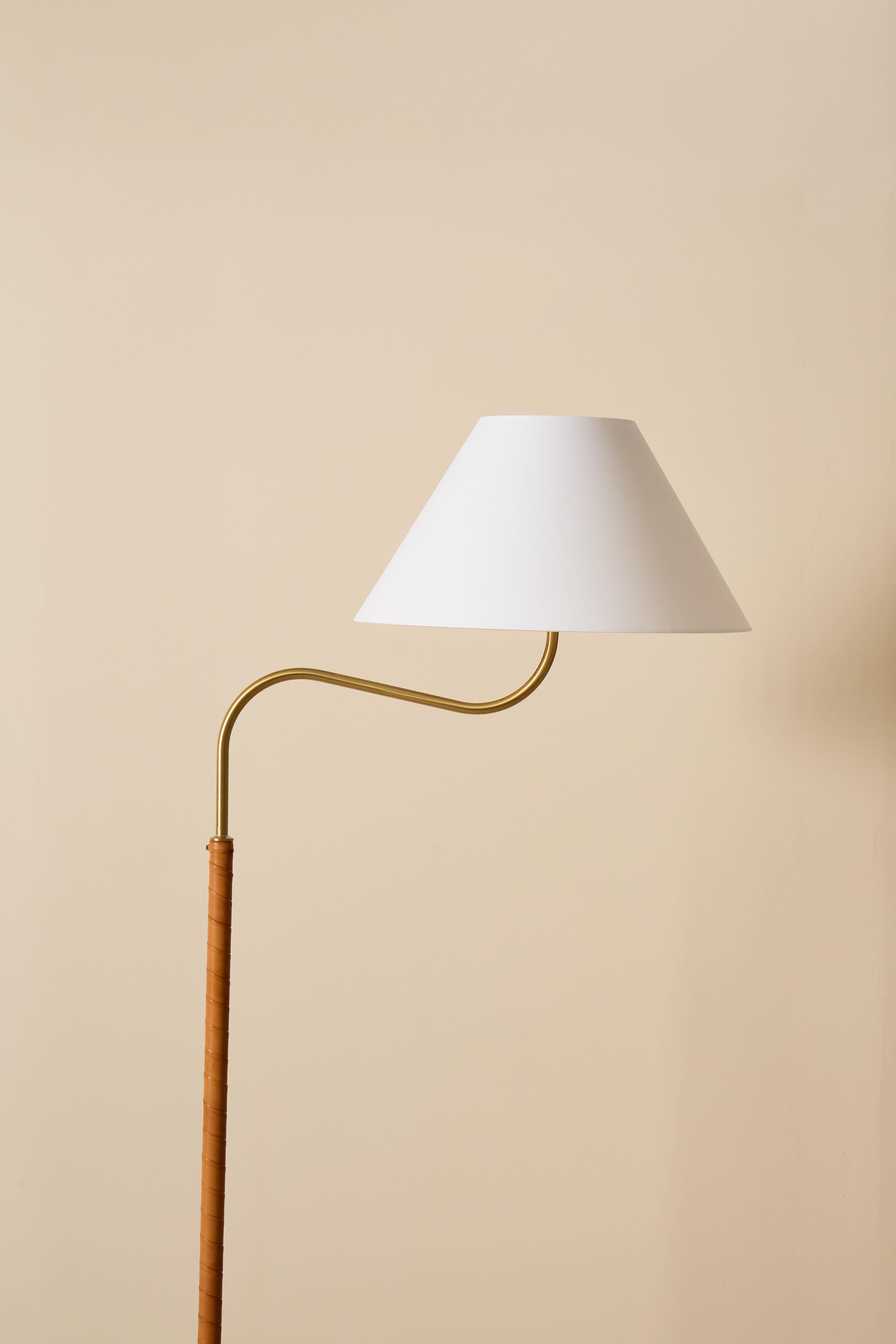 Scandinavian Modern 'Large Camel' Floor Lamp by Josef Frank, Sweden For Sale