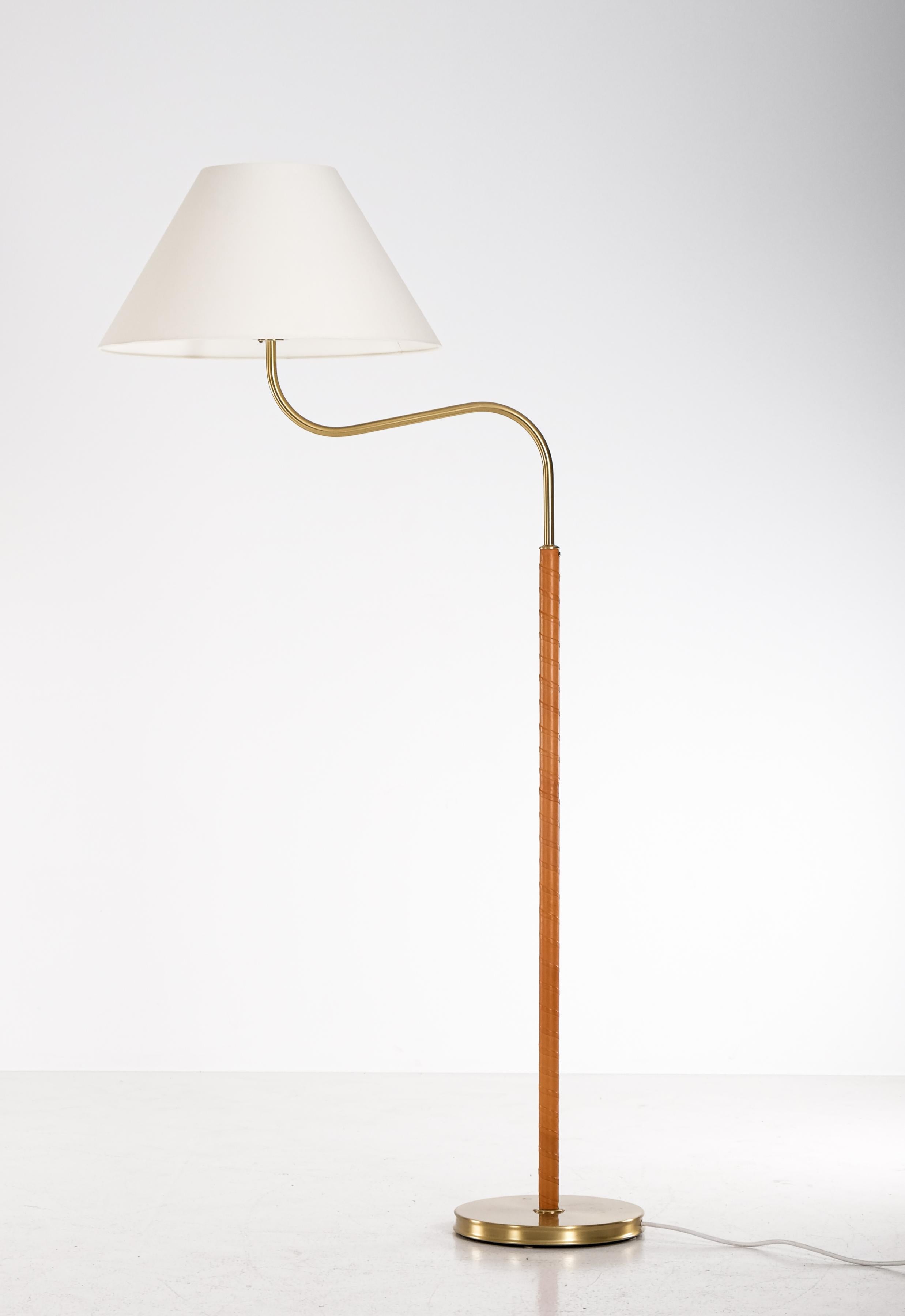 Brass 'Large Camel' Floor Lamp by Josef Frank, Sweden For Sale