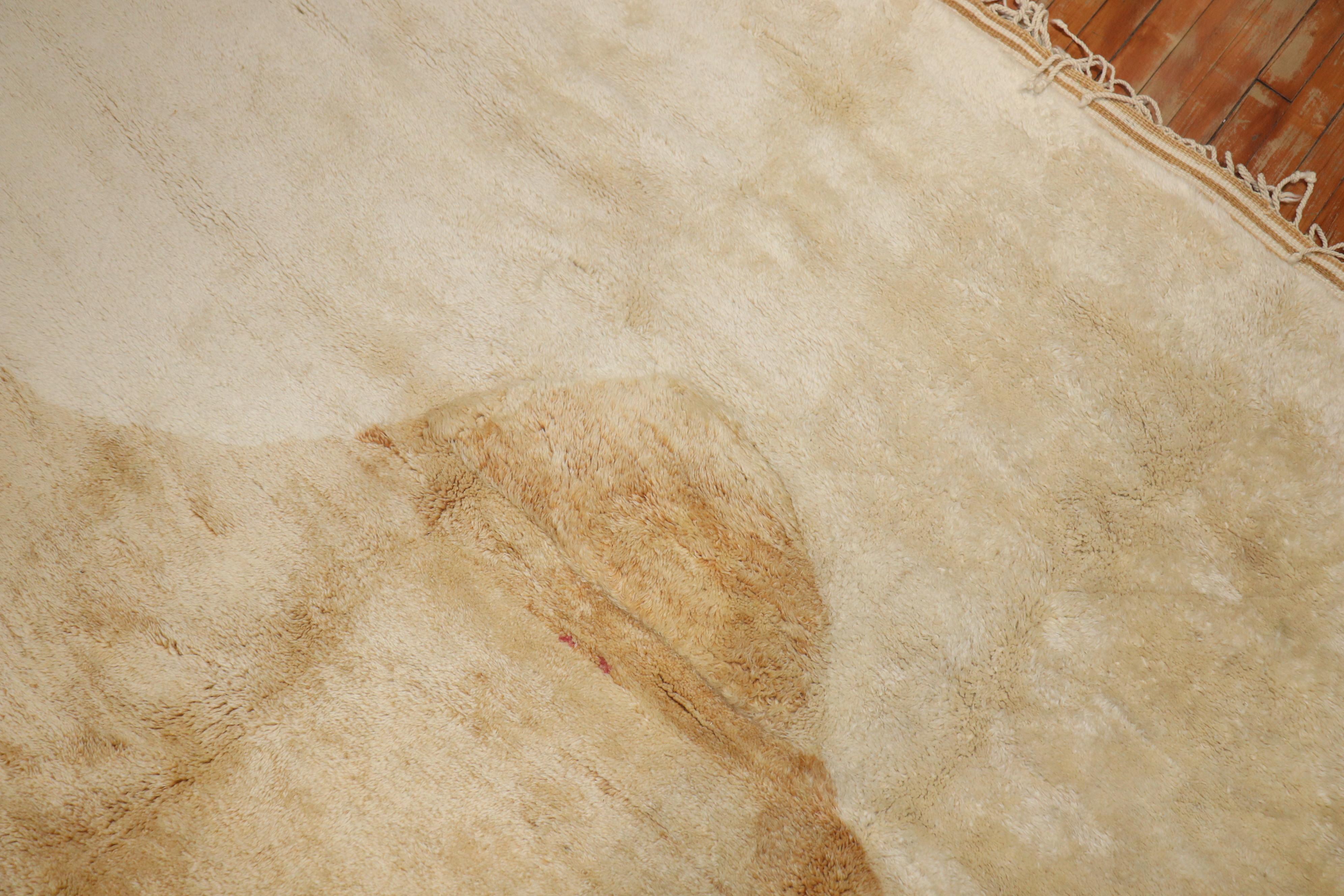 Alfombra marroquí grande camel en venta 5