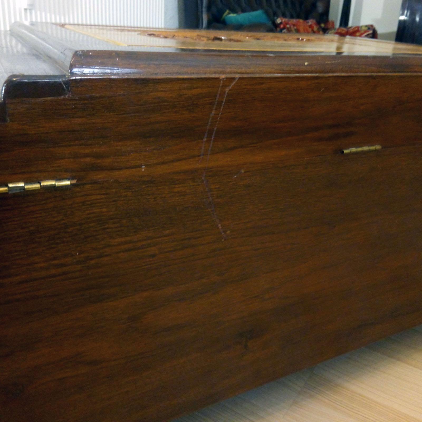 Large Camphor Wood Chest, Trunk, China, 1940s In Good Condition For Sale In Bochum, NRW