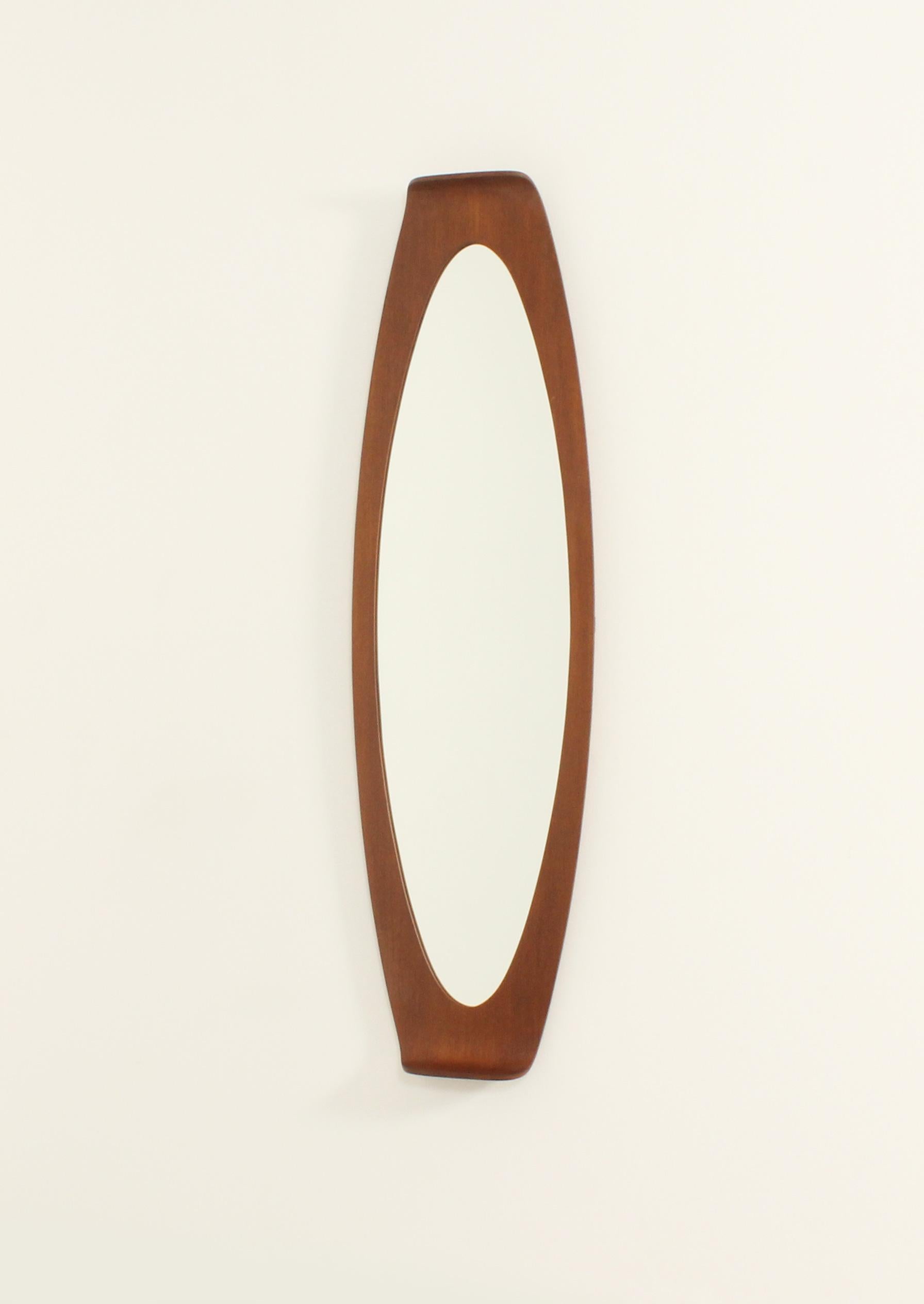 Mid-Century Modern Large Campo & Graffi Wall Mirror for Home, Italy, 1950's For Sale