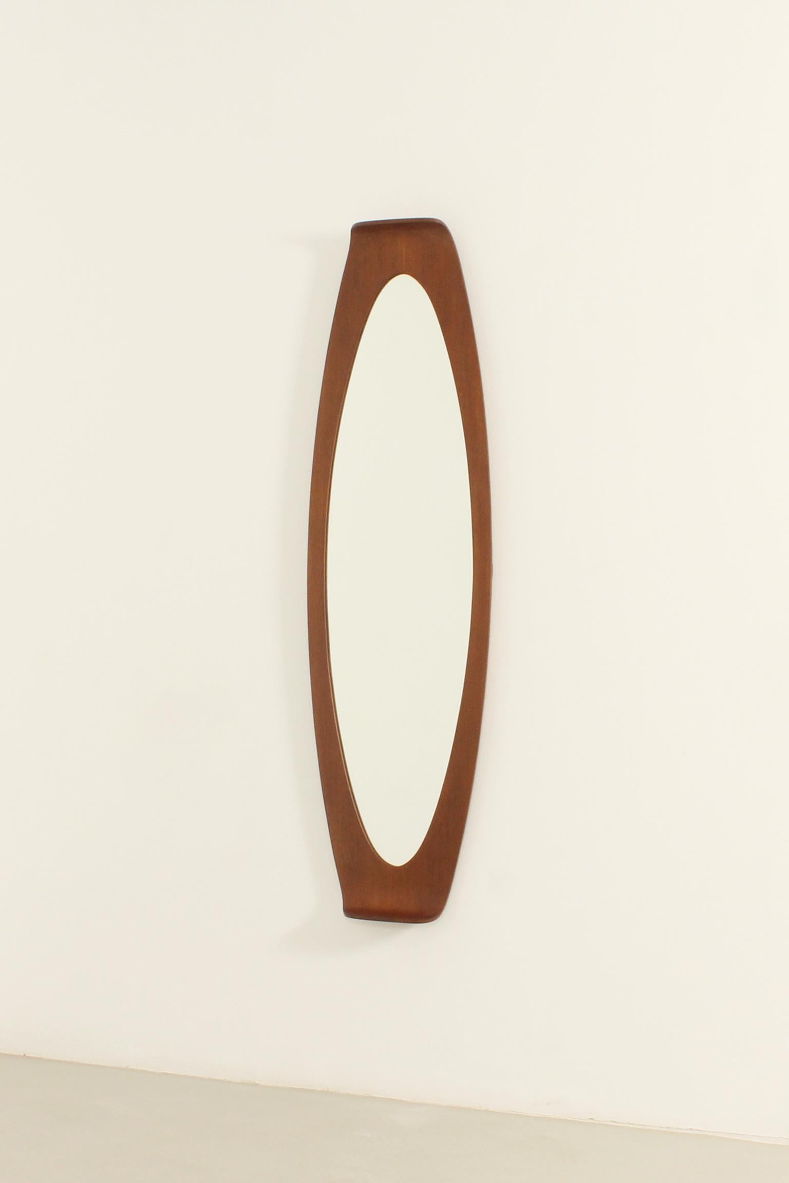 Large Campo & Graffi Wall Mirror for Home, Italy, 1950's For Sale 3