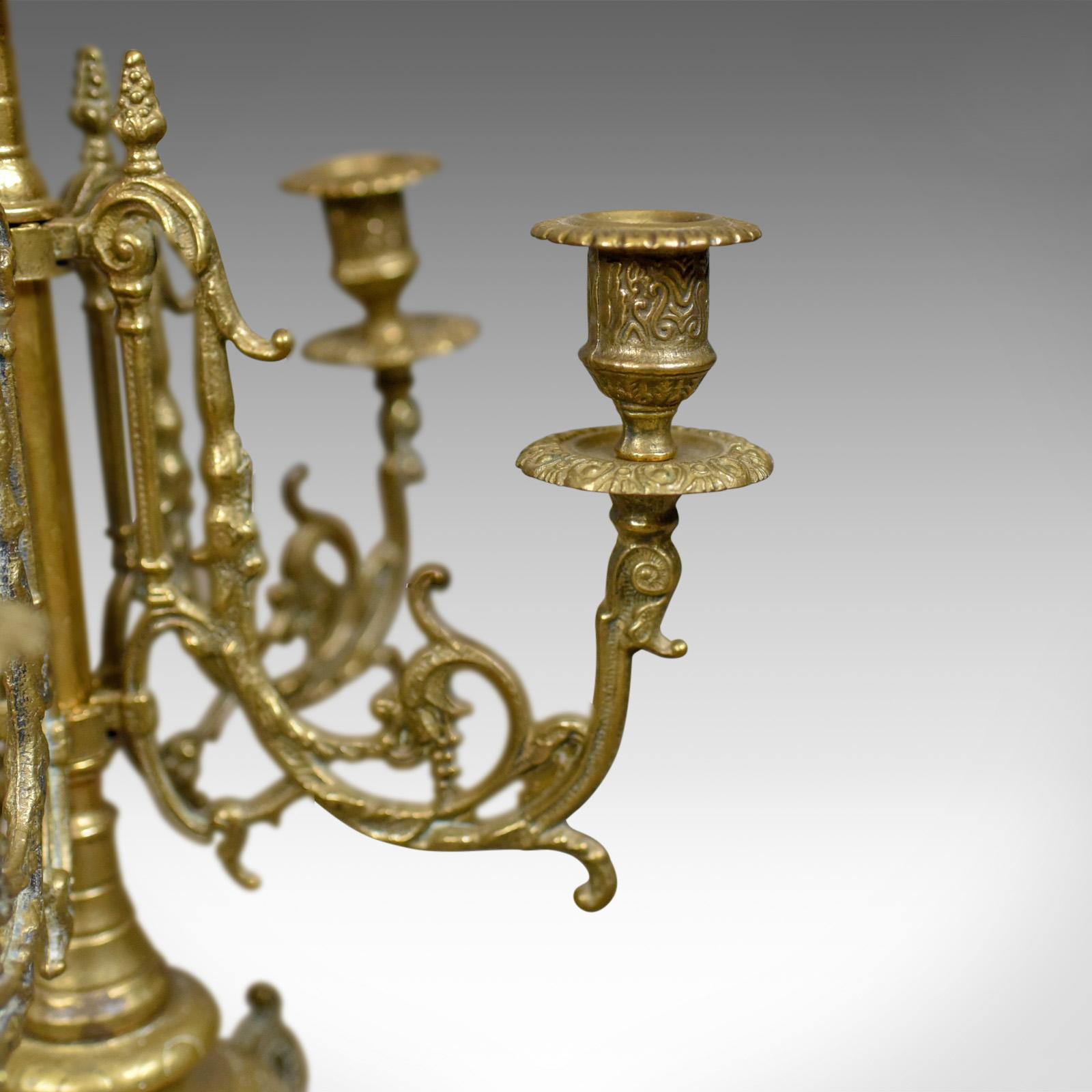 Large Candelabra, 19th Century, French, Brass Gilt Centrepiece, circa 1900 In Good Condition In Hele, Devon, GB