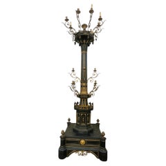 Large Candelabra H257cm, Gothic Style, Early 19th Century