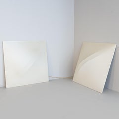 Grandes appliques en toile, 1970, ensemble de 2