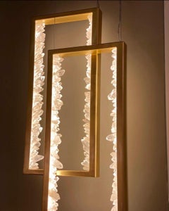 Large Carbonite Aura Double Pendant Lamp