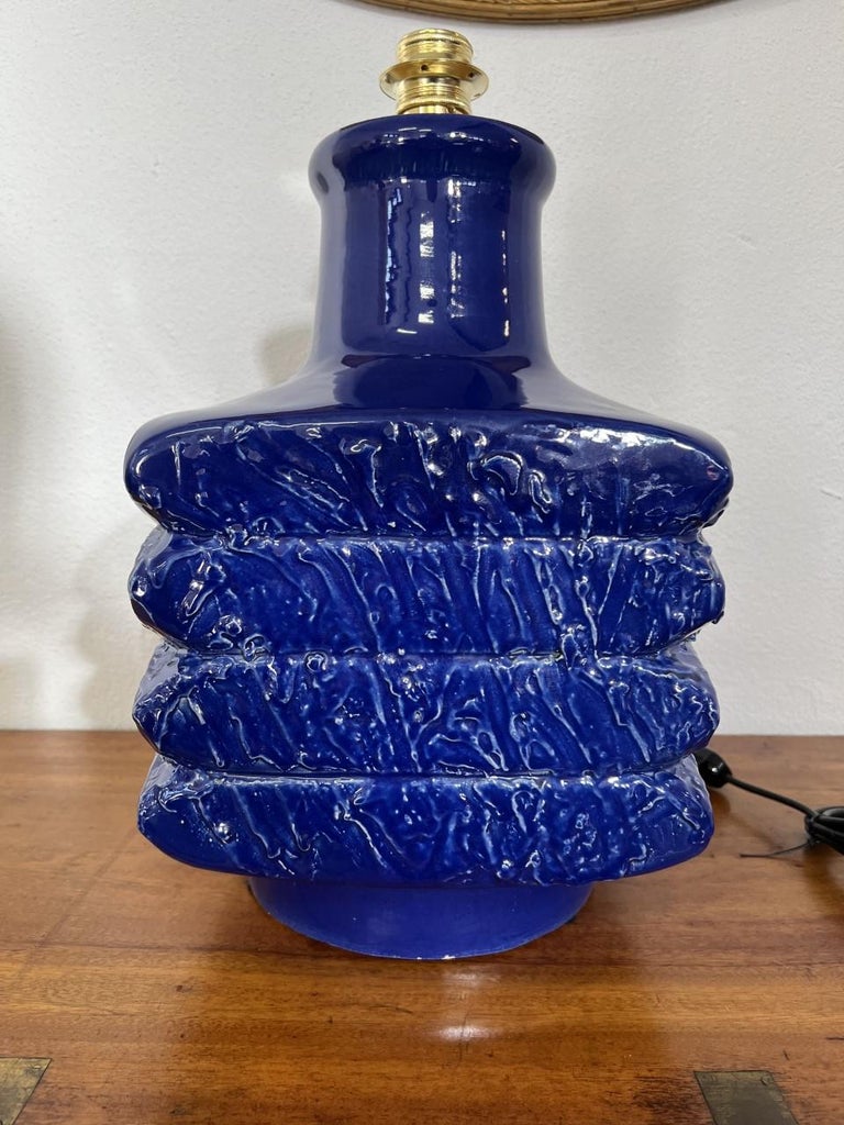 Lampe de table Steuler facette du milieu du siècle dernier conçue par Cari Zalloni - En vente sur France
