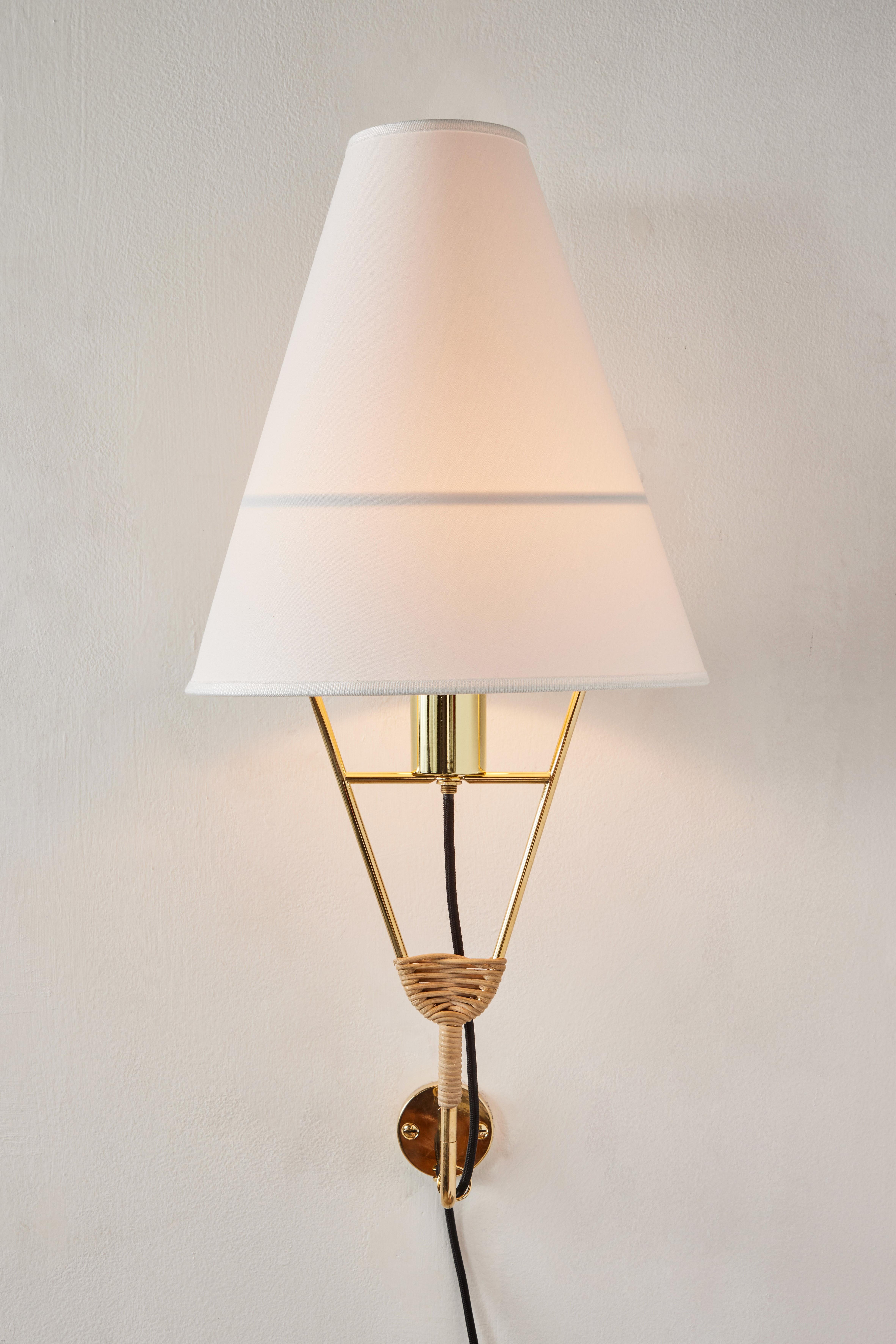 Mid-Century Modern Large Carl Auböck 'Vice Versa' Wall Lamp For Sale