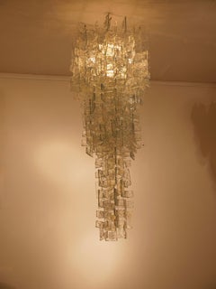 Large Carlo Nason chandelier for Mazega. Italy c1960
