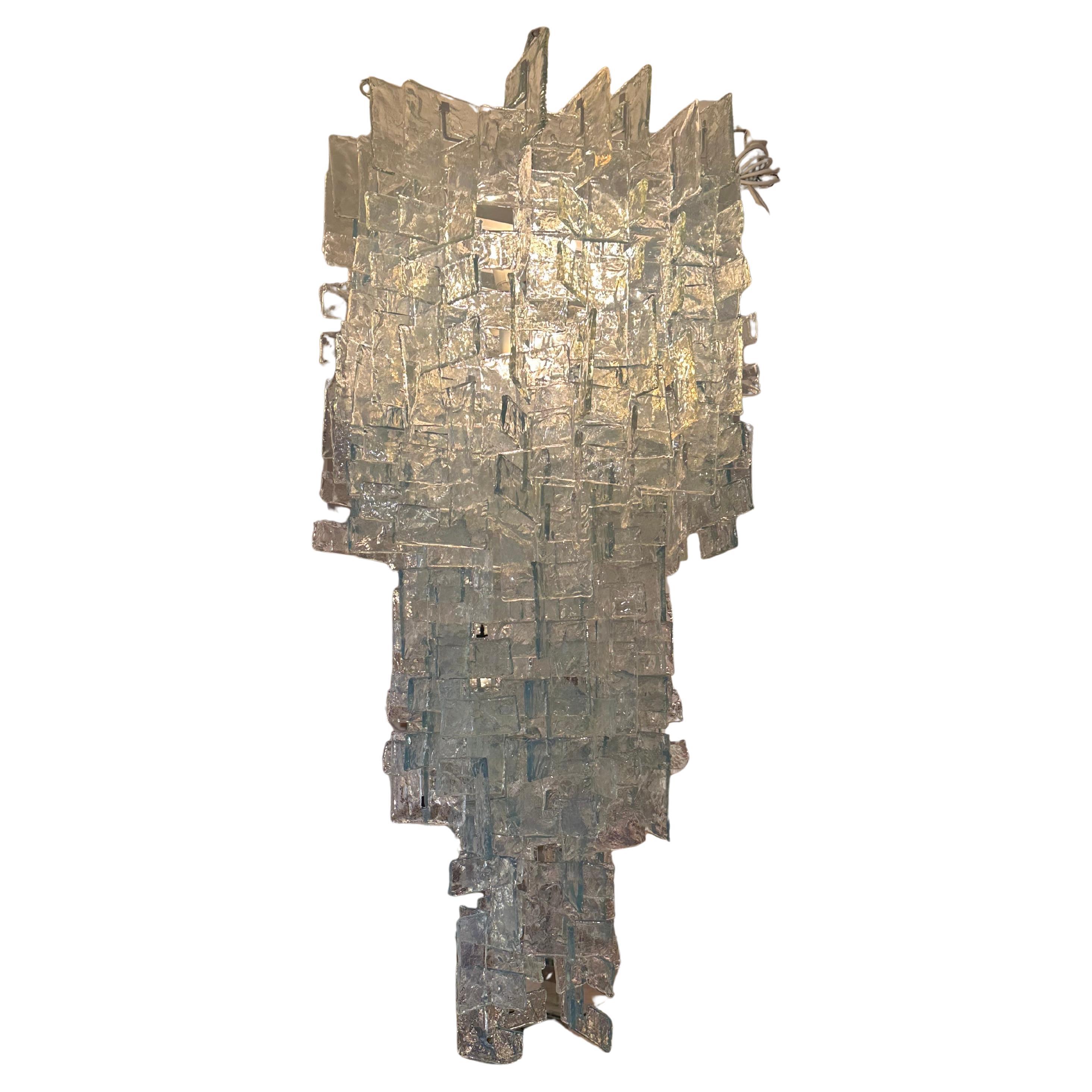Large Carlo Nason chandelier for Mazega. Italy c1960 For Sale