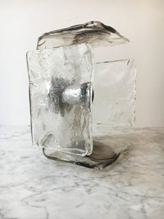 Carlo Nason for Kalmar Flush Mount Ceiling Lamp or Wall Sconce, Austria 1960s