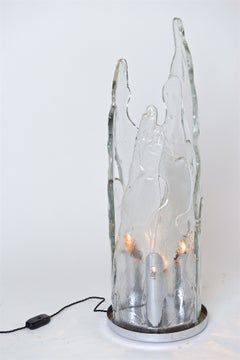Large Carlo Nason Lamp for Mazzega circa 1960