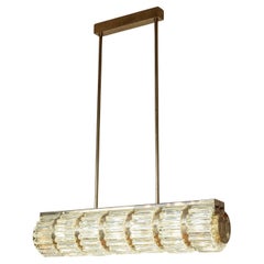 Large Carlo Scarpa Venini Chandelier, 1930s